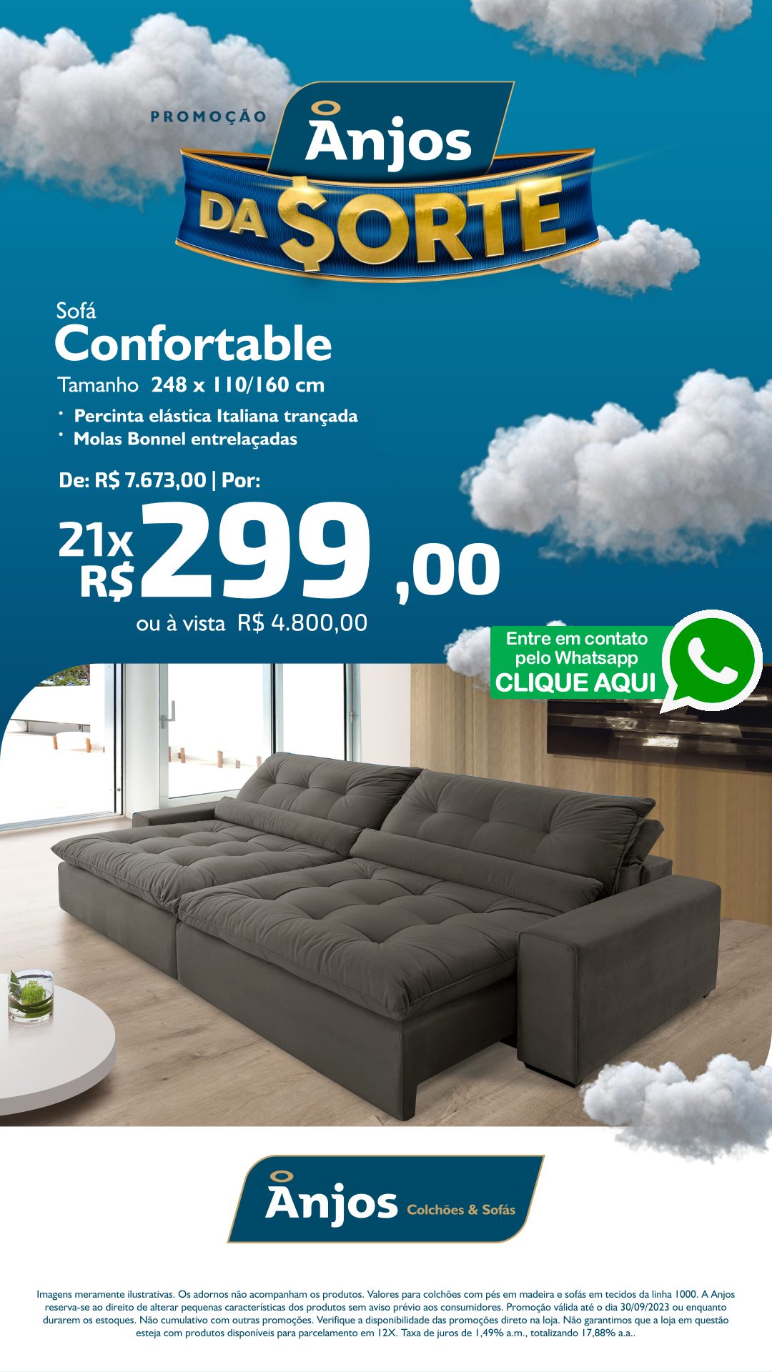 Sofá Confortable